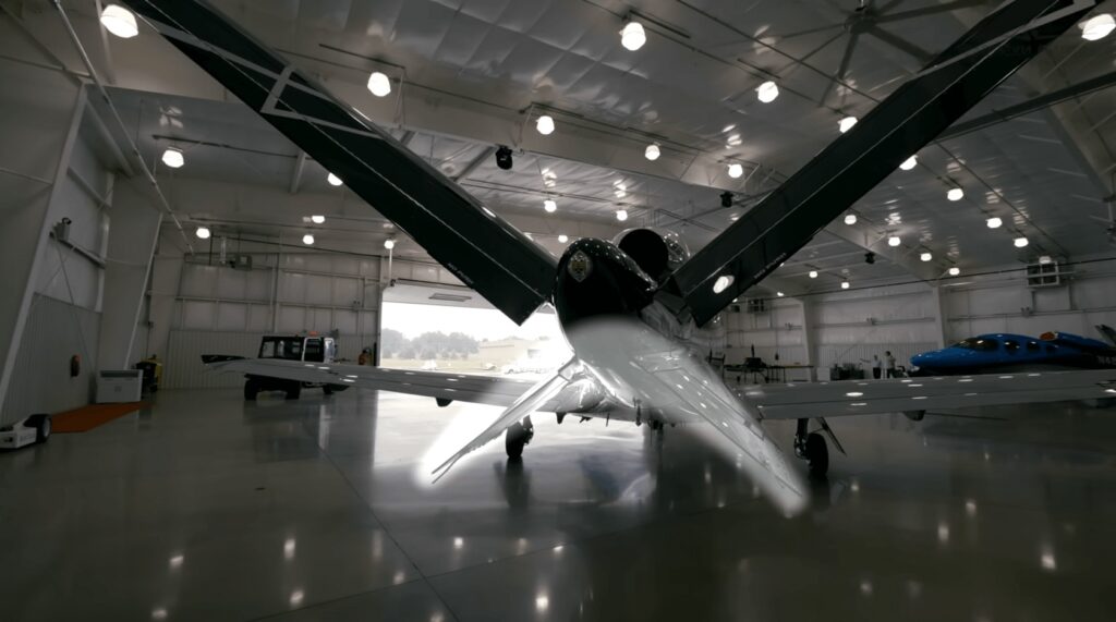 tail of the cirrus vision jet